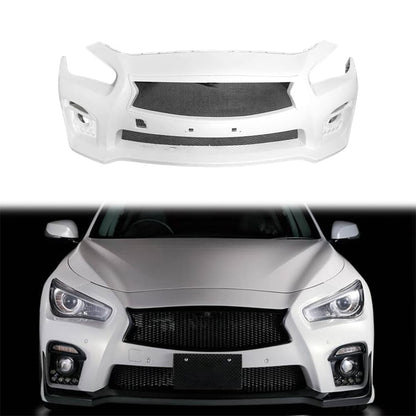 For Infiniti Q50 V37 Sedan BLZ Front Bumper With LED 2013-2024