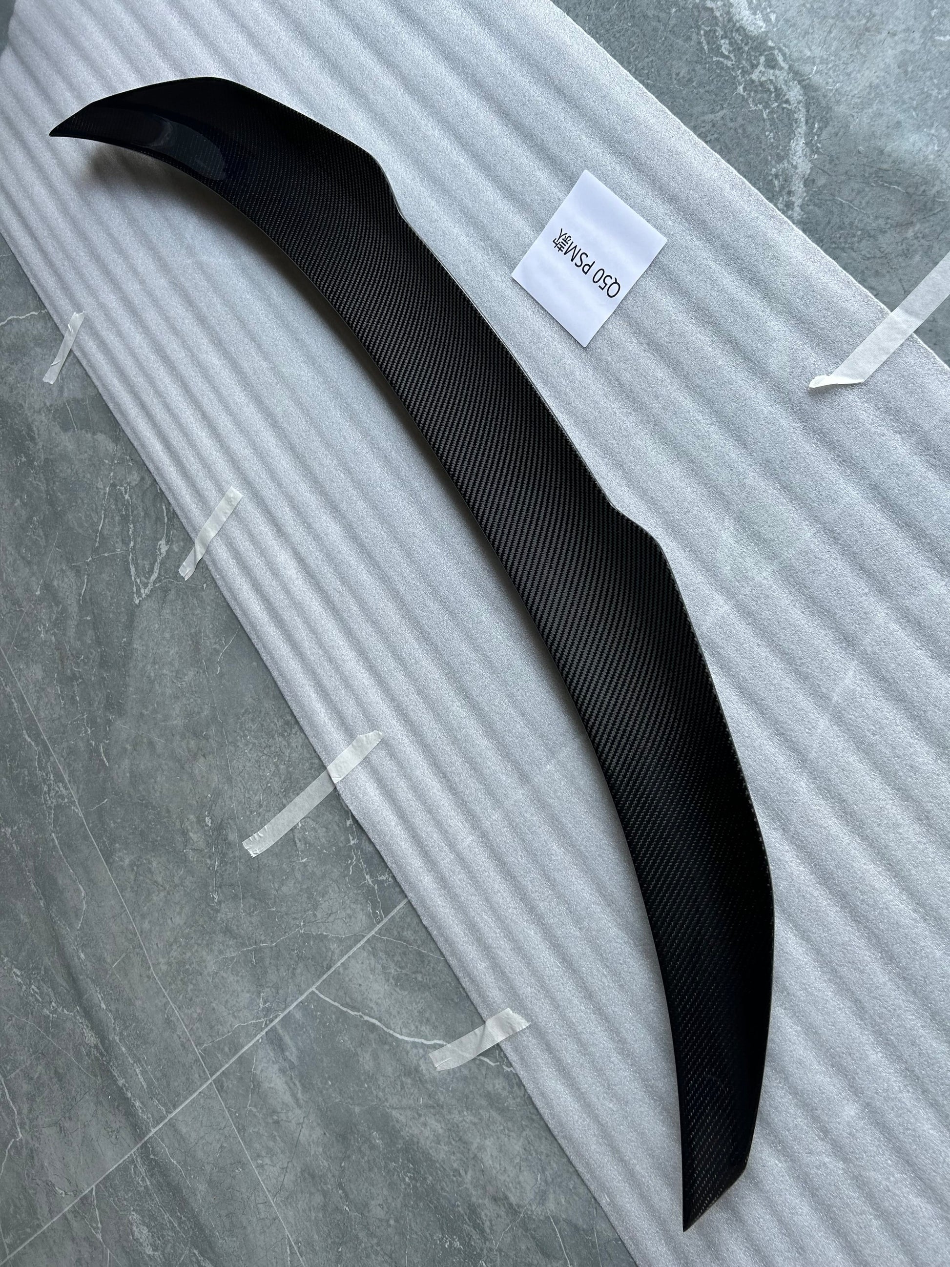For Infiniti Q50 V37 Sedan PSM Type Rear Ductail Spoiler Lip 2013-2024