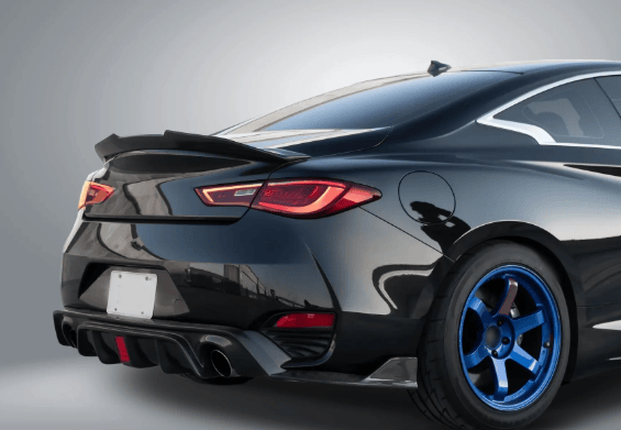 For Infiniti Q60 V37 Coupe PSM Style Rear Ductail Spoiler 2017-2022