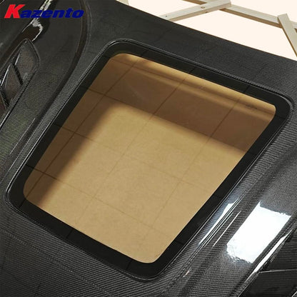For Jaguar F-Type 2009-2019 Carbon Fiber Clear Glass Hood Bonnet Kazento Carbon Parts 车身侧板 Carbon Fiber FTYPE-HOOD-GL-CF