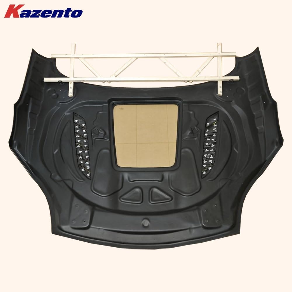 For Jaguar F-Type 2009-2019 Carbon Fiber Clear Glass Hood Bonnet Kazento Carbon Parts 车身侧板 Carbon Fiber FTYPE-HOOD-GL-CF