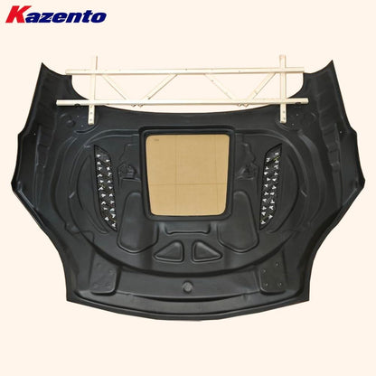 For Jaguar F-Type 2009-2019 Carbon Fiber Clear Glass Hood Bonnet Kazento Carbon Parts 车身侧板 Carbon Fiber FTYPE-HOOD-GL-CF