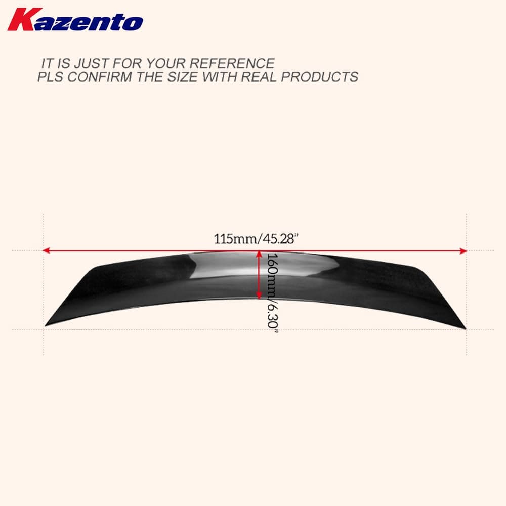 For Kia Stinger Epa Style Rear Spoiler Fiber Glass Universal Wing For Car Vehicle Body Parts Kits