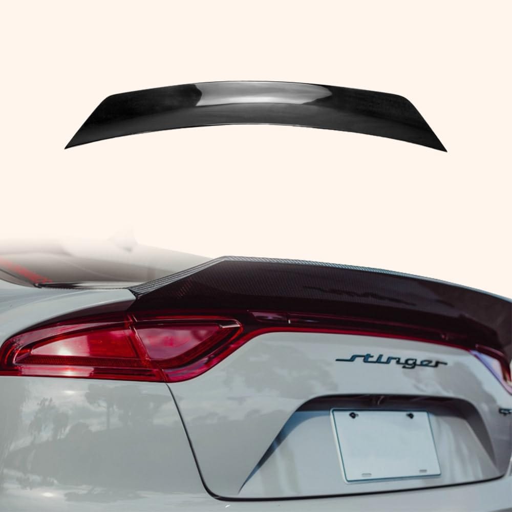 For Kia Stinger Epa Style Rear Spoiler Fiber Glass Universal Wing For Car Vehicle Body Parts Kits