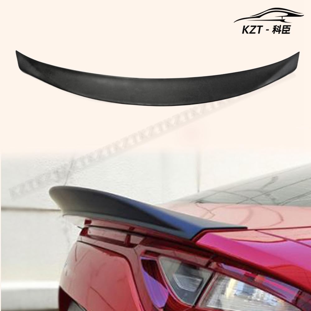 For Kia Stinger Type G Rear Trunk Spoiler Fiber Glass Universal Wing For Car Vehicle Black Body Parts Kits