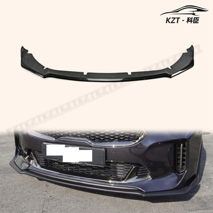 For Kia Stinger Type M Front Bumper Lip Chin Splitter Spoiler Carbon Fiber Body Kits Kazento Carbon Parts 车身侧板 STINGER-FL-M-CF