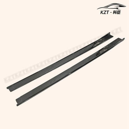 For Kia Stinger Type M Side Skirt Extension Rocker Panels Side Part Carbon Fiber Body Kit Replacement Kazento Carbon Parts 车身侧板 STINGER-SSX-M-CF
