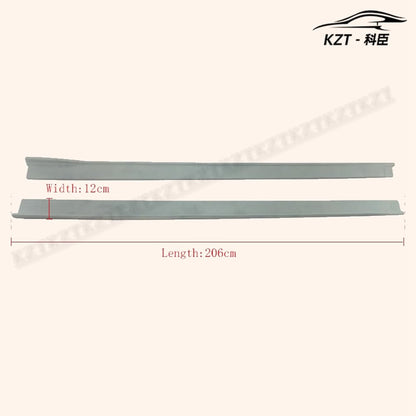 For Kia Stinger Type M Side Skirt Extension Rocker Panels Side Part Fiber Glass Body Kit Replacement Kazento Carbon Parts 车身侧板 STINGER-SSX-M-FRP