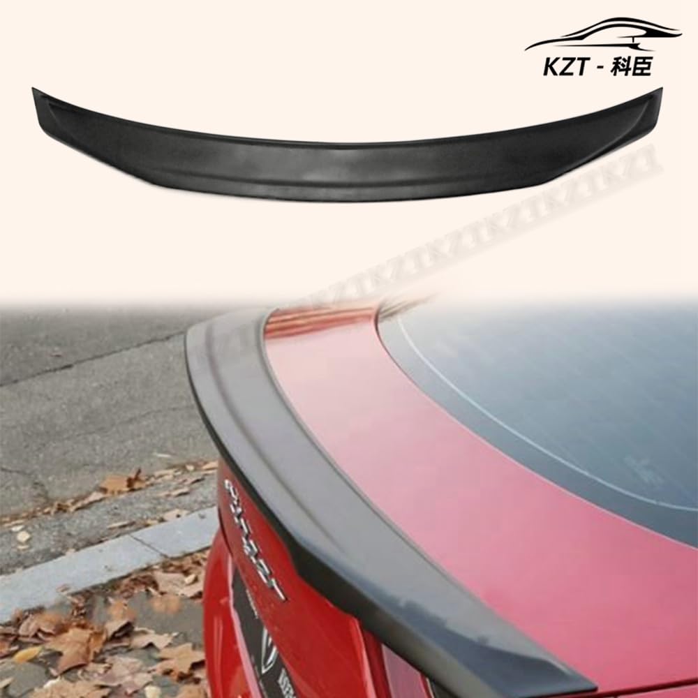 For Kia Stinger Type S Rear Spoiler Fiber Glass Universal Wing For Car Vehicle Black Body Parts Kits