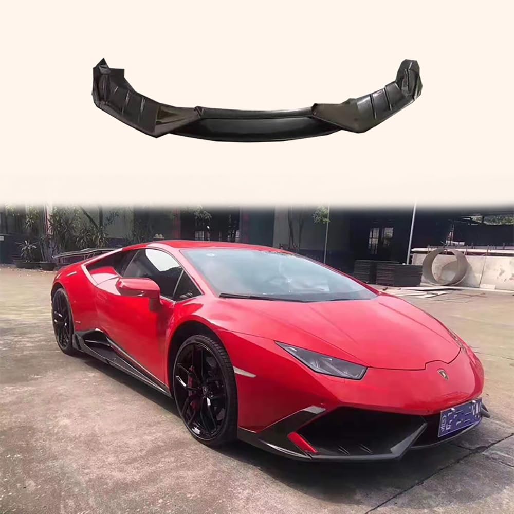 For Lamborghini Huracan LP610 MS Style Carbon Front Lip Splitter Diffuser Kazento Carbon Parts 车身侧板 LP610-FL-MSR-CF