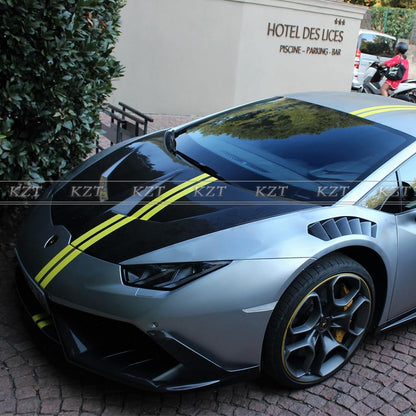 For Lamborghini Huracan LP610 MS Style Carbon Front Lip Splitter Diffuser