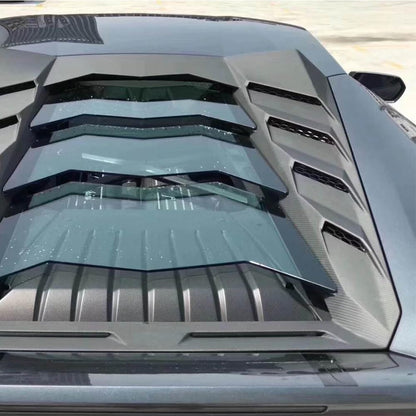 For Lamborghini Huracan LP610 Rear Hood Bonnet Cover Carbon + Clear