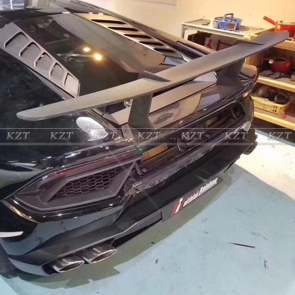 For Lamborghini Huracan LP610 V Style Forged Looks Carbon Rear Spoiler Wing Kazento Carbon Parts 车身侧板 LP610-RS-V-CF