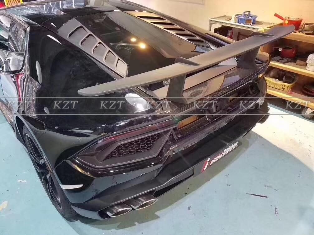 For Lamborghini Huracan LP610 V Style Forged Looks Carbon Rear Spoiler Wing Kazento Carbon Parts 车身侧板 LP610-RS-V-CF