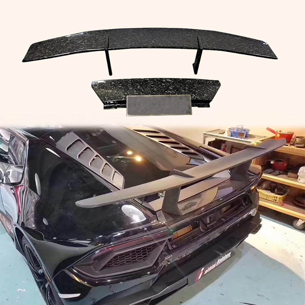 For Lamborghini Huracan LP610 V Style Forged Looks Carbon Rear Spoiler Wing Kazento Carbon Parts 车身侧板 LP610-RS-V-CF