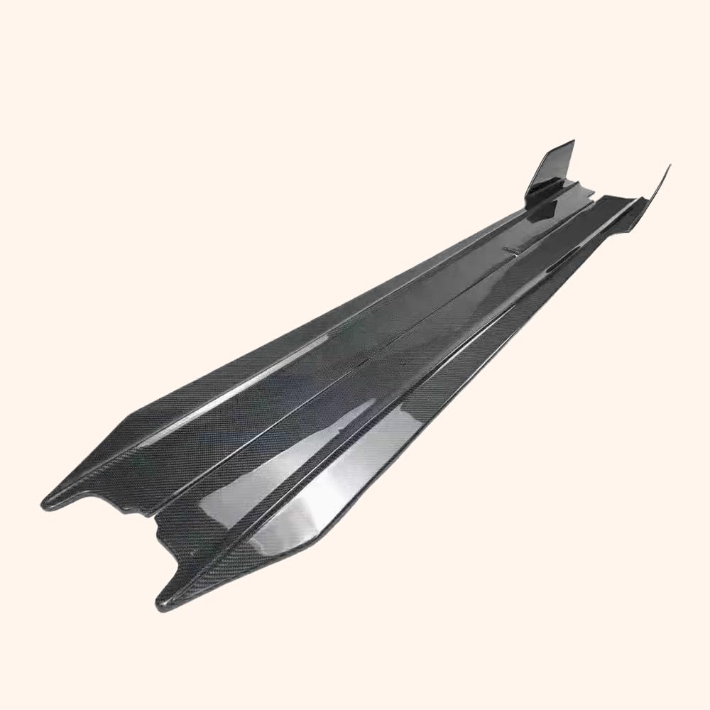 For Lamborghini Huracan LP610 VT Style Side Skirts Extensions Pair Carbon Fiber
