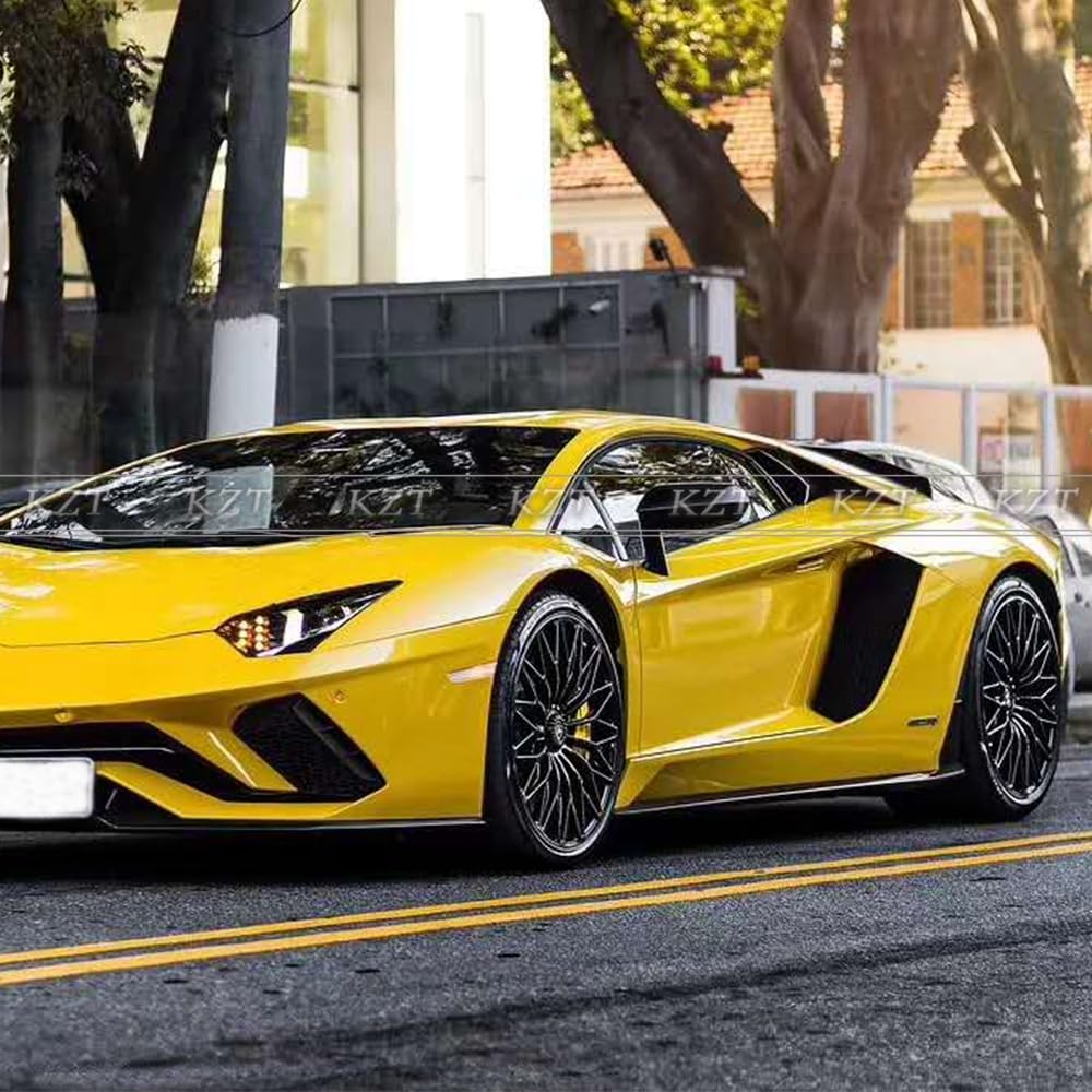 For Lamborghini LP740 Aventador Carbon Fiber Body Kits 10pcs FL/SS/DIF/CA Kazento Carbon Parts 车身侧板 LP740-AERO-KZ-CF