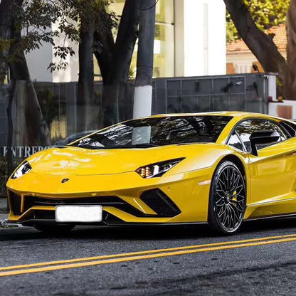 For Lamborghini LP740 Aventador Carbon Fiber Body Kits 10pcs FL/SS/DIF/CA Kazento Carbon Parts 车身侧板 LP740-AERO-KZ-CF