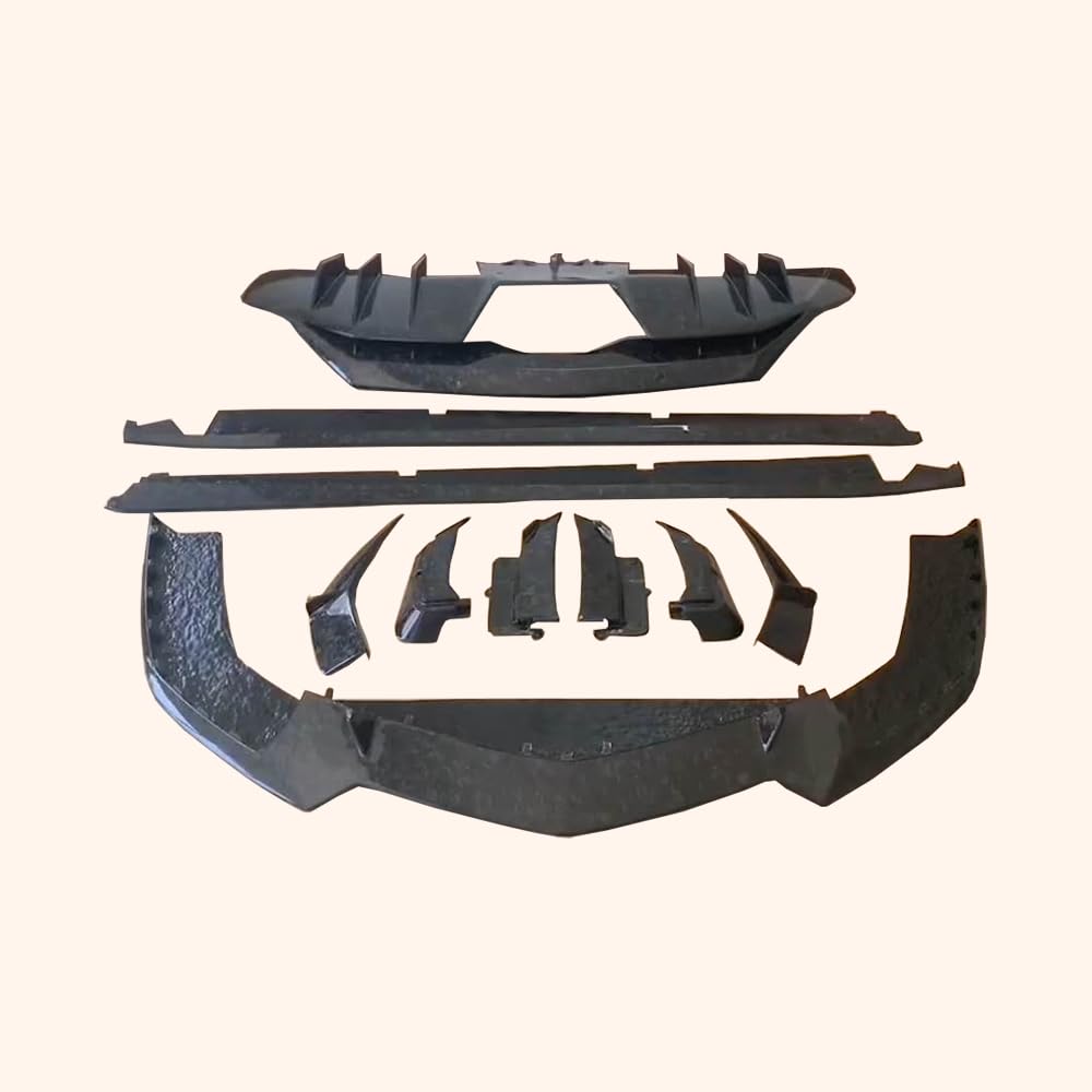For Lamborghini LP740 Aventador Carbon Fiber Body Kits 10pcs FL/SS/DIF/CA Kazento Carbon Parts 车身侧板 LP740-AERO-KZ-CF