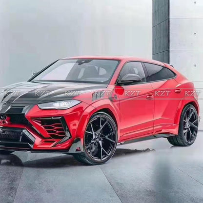 For Lamborghini URUS MSR Style Partial Carbon Fiber Body Kits 27PCS FB/SS/RB/HOOD/KITS