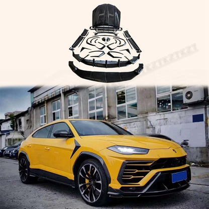 For Lamborghini URUS TP Style Carbon Fiber Aero Kits 32PCS FL/SS/RL/HOOD/KITS Kazento Carbon Parts 车身侧板 URUS-BODY-TP-CF