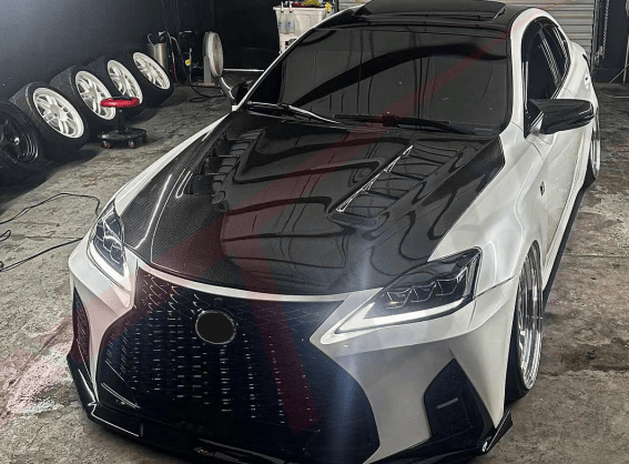 For Lexus IS250 XE20 GSE20R AM Front Vented Hood 2006-2013