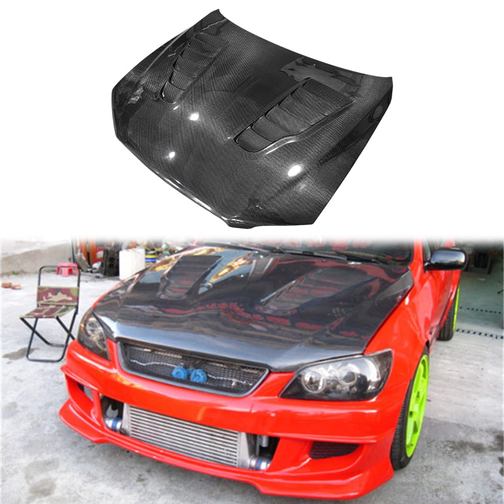 For Lexus XE10 IS200 IS300 Altezza M Type Front Vented Hood 1999-2005