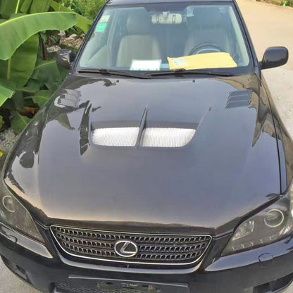 For Lexus XE10 IS200 IS300 Altezza V3 Type Front Vented Hood 1999-2005