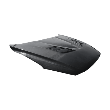 For Mazda 3 Axela 2014-16 5D Hatchback Carbon RX Style Front Vented Hood Bonnet