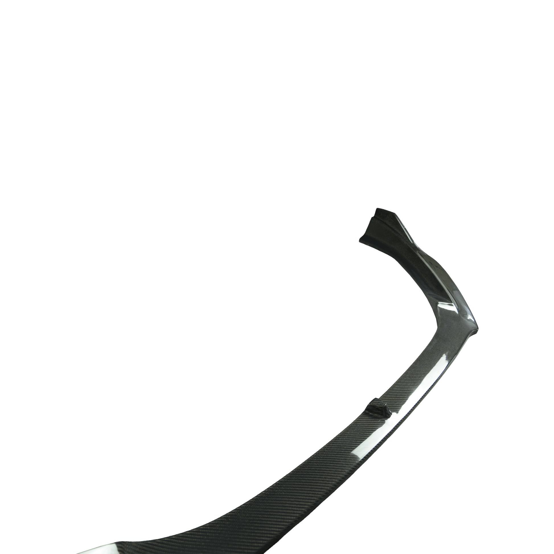 For Mazda 3 Axela 2017-18 5D Hatchback Carbon Fiber KZ Style Front Bumper Lip