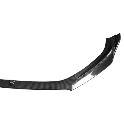 For Mazda 3 Axela 2017-18 5D Hatchback Carbon Fiber KZ Style Front Bumper Lip