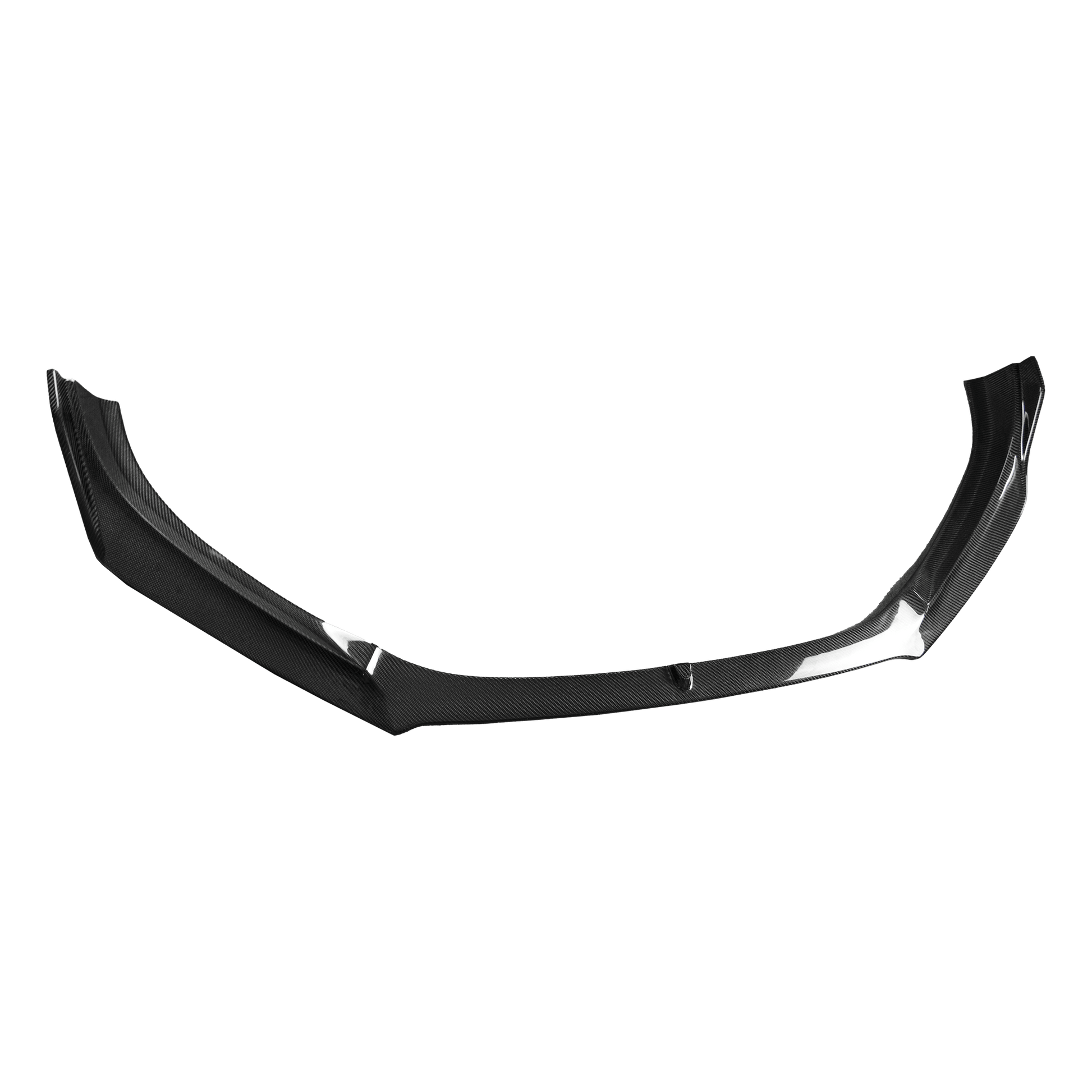 For Mazda 3 Axela 2017-18 5D Hatchback Carbon Fiber KZ Style Front Bumper Lip