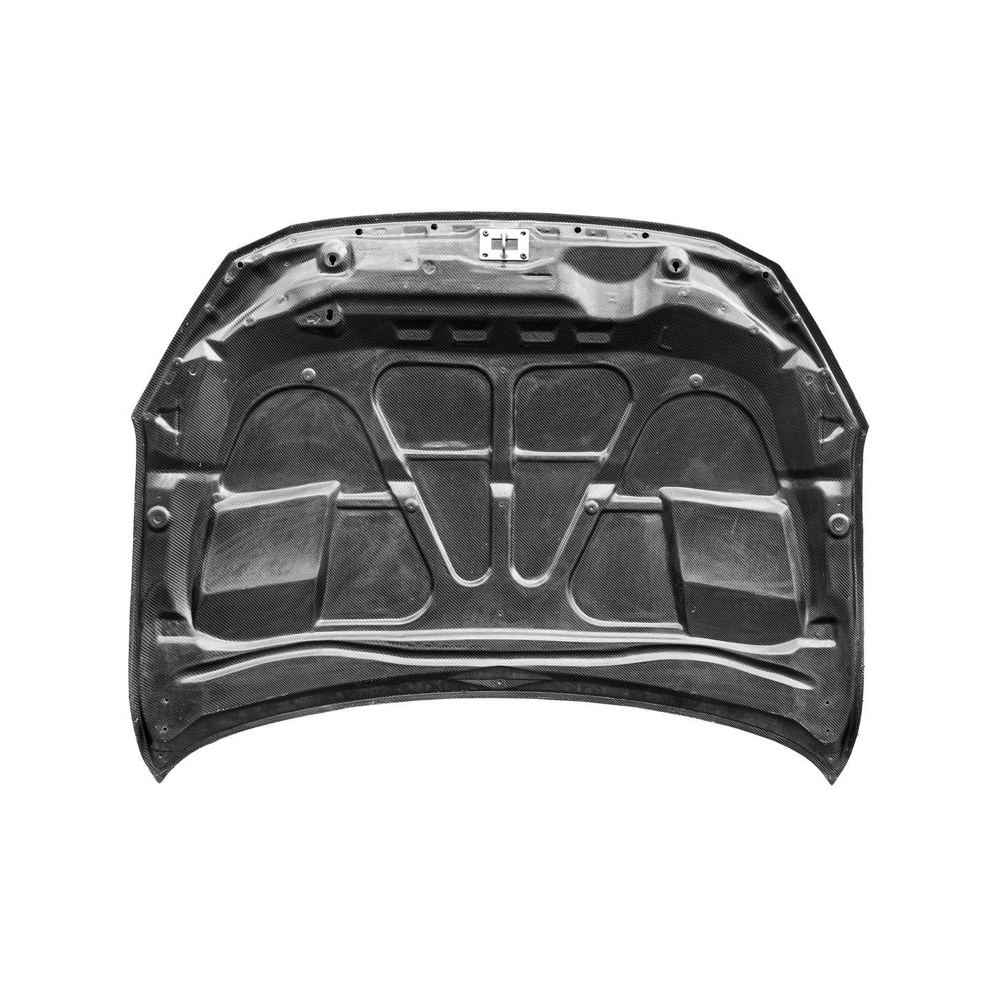 For Mazda 3 Axela 2017-18 5D Hatchback Carbon HT Front Bumper Vented Hood Bonnet