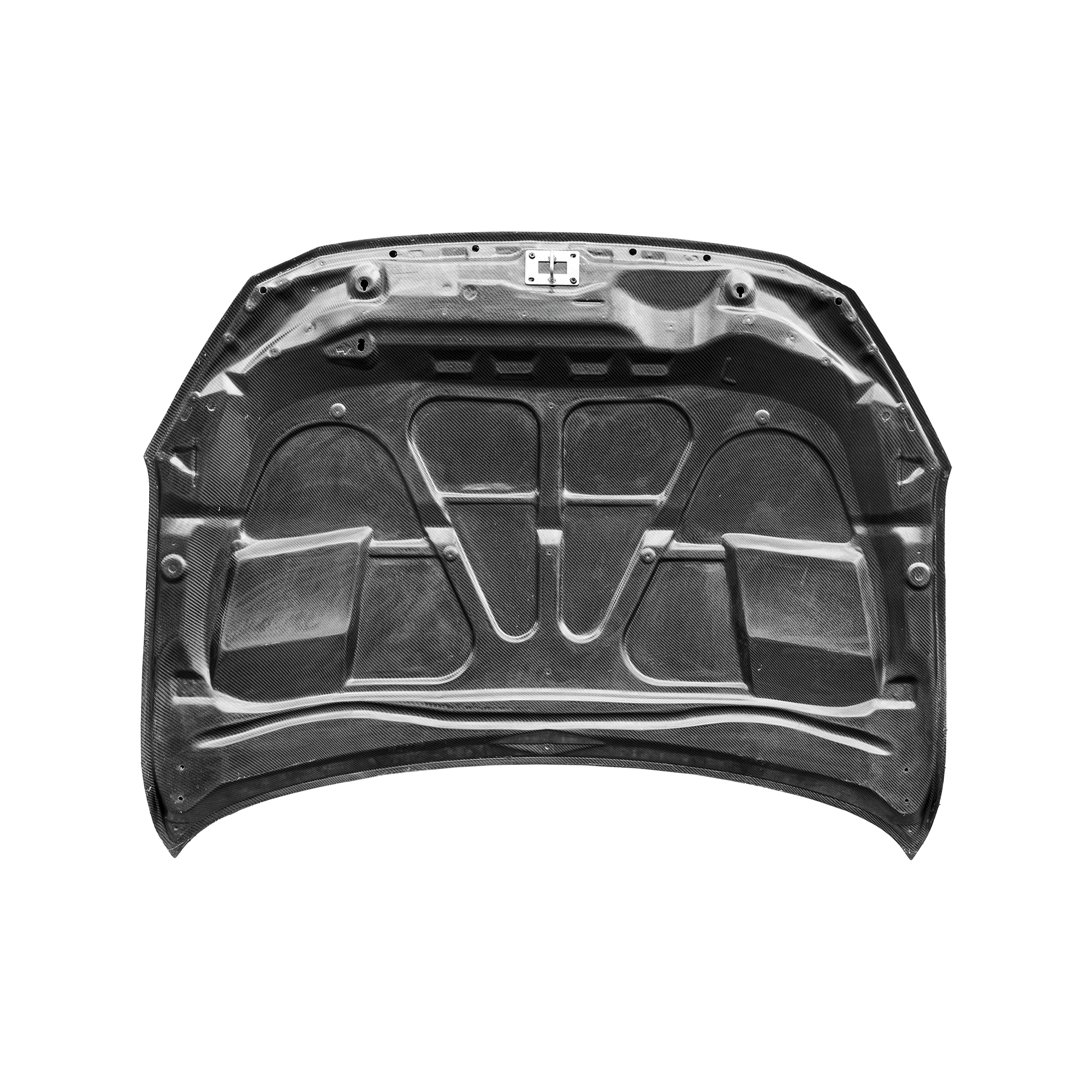 For Mazda 3 Axela 2017-18 5D Hatchback Carbon HT Front Bumper Vented Hood Bonnet