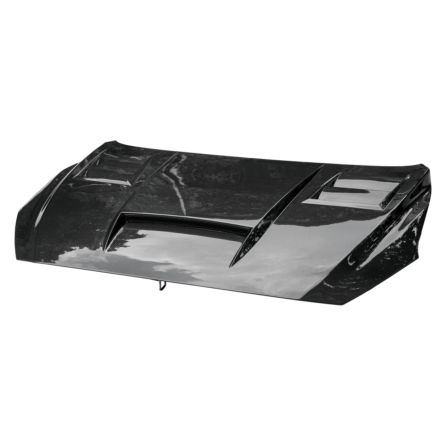 For Mazda 3 Axela 2017-18 5D Hatchback Carbon HT Front Bumper Vented Hood Bonnet