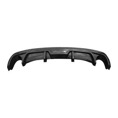 For Mazda 3 Axela 2017-18 5D Hatchback Carbon KZ Style Rear Bumper Diffuser Lip