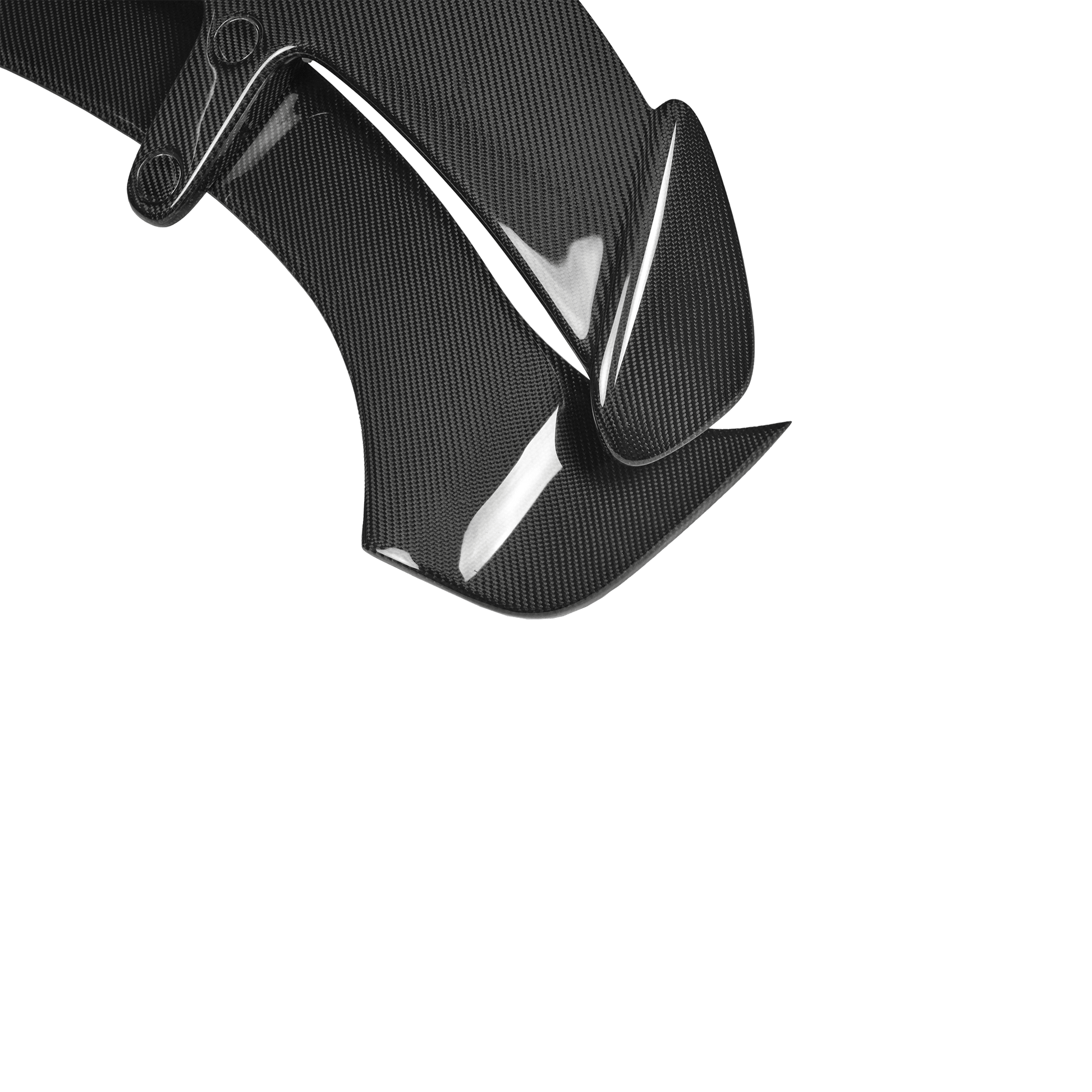 For Mazda 3 Axela 2017-18 5D Hatchback Carbon KZ Style Rear Roof Spoiler Wing