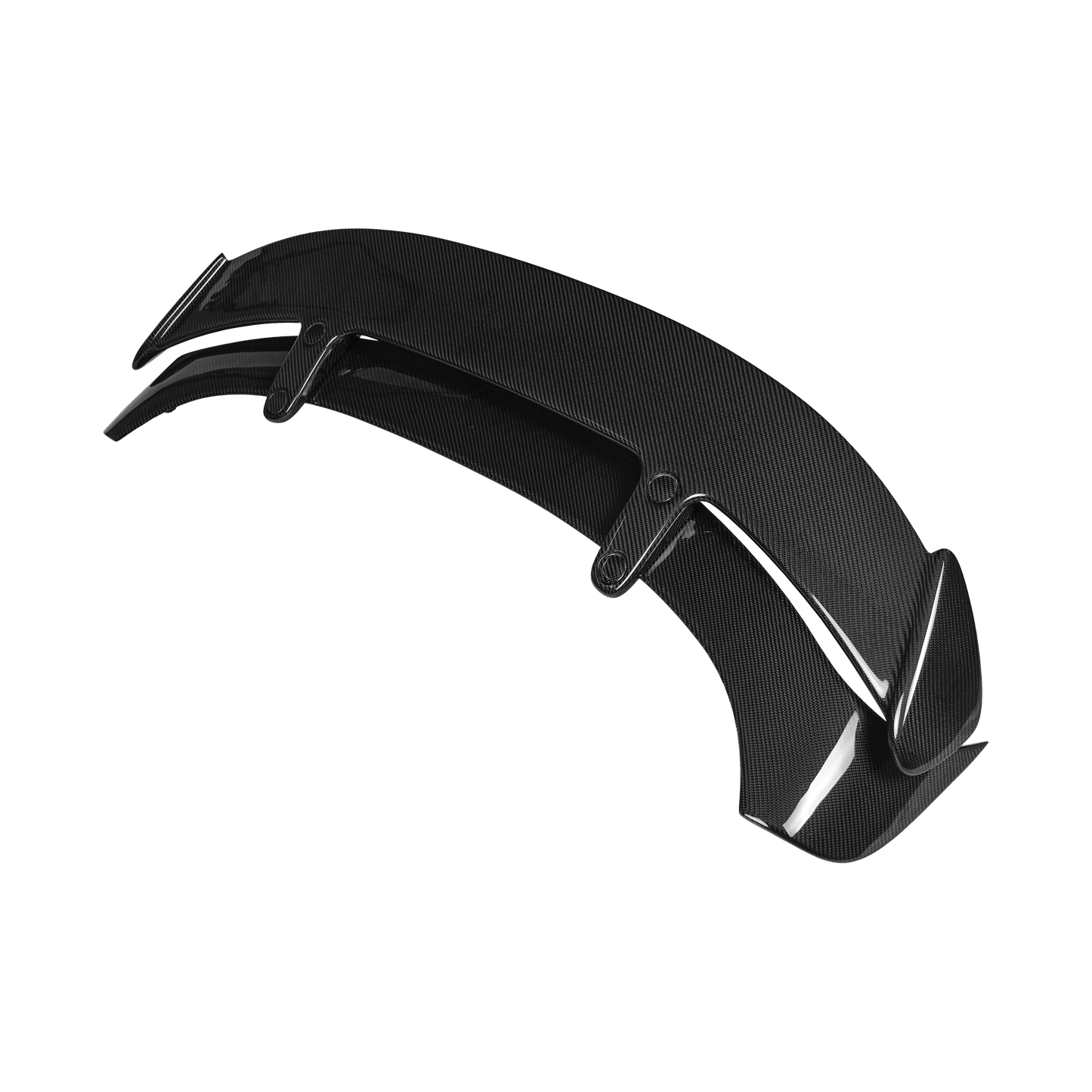 For Mazda 3 Axela 2017-18 5D Hatchback Carbon KZ Style Rear Roof Spoiler Wing