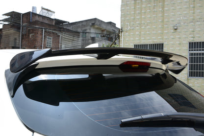 For Mazda 3 Axela 2017-18 5D Hatchback Carbon KZ Style Rear Roof Spoiler Wing