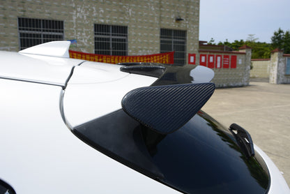 For Mazda 3 Axela 2017-18 5D Hatchback Carbon KZ Style Rear Roof Spoiler Wing
