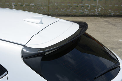 For Mazda 3 Axela 2017-18 5D Hatchback Carbon KZB Rear Roof Spoiler Wing Lip
