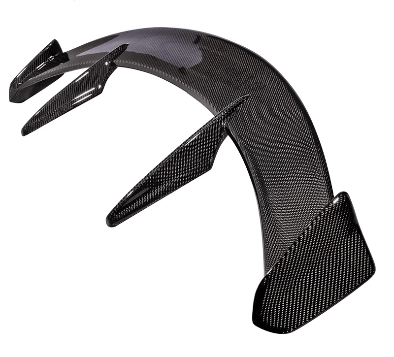 For Mazda 3 Axela 2017-18 5D Hatchback Carbon KZS Rear Roof Spoiler Wing Lip Kazento Carbon Parts Carbon Fiber AXELA1718-RS-RF-KZS-CF