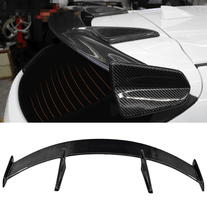 For Mazda 3 Axela 2017-18 5D Hatchback Carbon KZS Rear Roof Spoiler Wing Lip