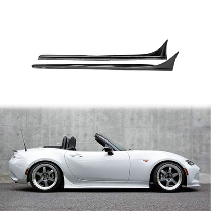 For Mazda Miata MX5 ND Roadster GV Type Side Skirts Add On 2016-2024