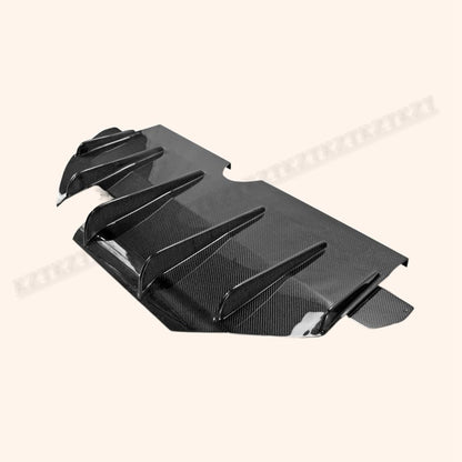 For Mazda Mx5 Miata Nd Ve-Style Rear Diffuser (With 4Pcs Metal Fitting) Carbon Fiber