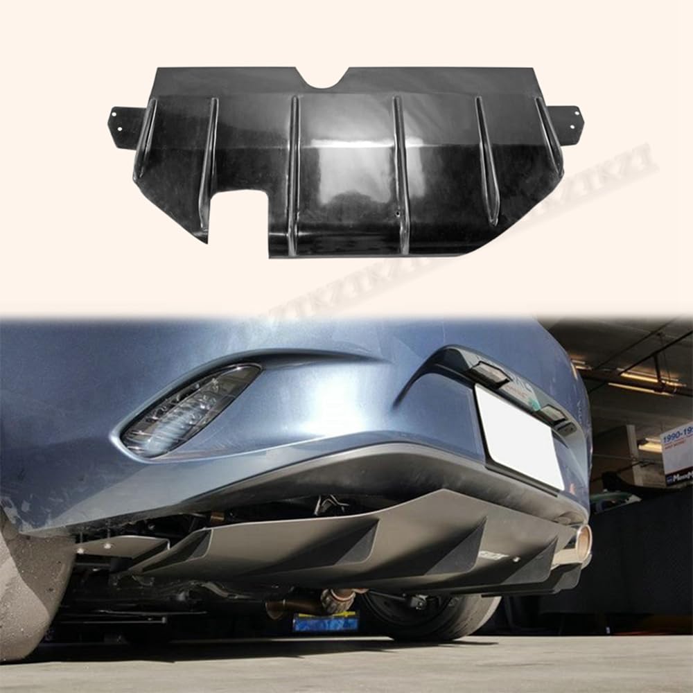For Mazda Mx5 Miata Nd Ve-Style Rear Diffuser (With 4Pcs Metal Fitting) Fiber Glass Kazento Carbon Parts 车身侧板 MX5-DIF-VE-ND&-FRP
