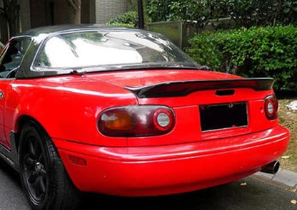 For Mazda Mx5 Na Mk1 Miata Tr Style Ducktail Rear Spoiler Fiber Glass Universal Wing For Car Vehicle Body Parts Kits Kazento Carbon Parts 车身侧板 MX5-RS-TRD-FRP