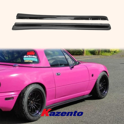 For Mazda Mx5 Nb Roadster Epa Type Side Step Rocker Panels Side Part Fiber Glass Body Kit Replacement Kazento Carbon Parts 车身侧板 MX5-SSX-EPA-NB-FRP
