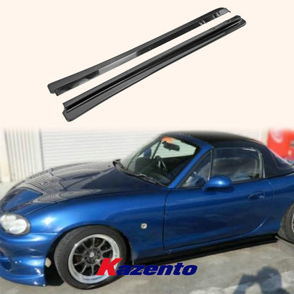 For Mazda Mx5 Nb Roadster Epa Type Side Step Rocker Panels Side Part Fiber Glass Body Kit Replacement Kazento Carbon Parts 车身侧板 MX5-SSX-EPA-NB-FRP
