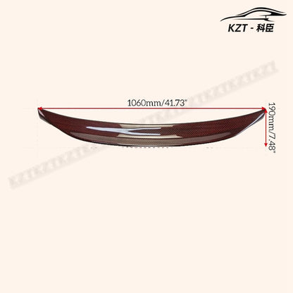 For MAZDA Mx5 Nc Ncec Roster Miata Epa Type 3 Spoiler (Prht Hard Top Only) Carbon Fiber (Red Color) Car Body Parts Kits Kazento Carbon Parts 车身侧板 MX5-RS-EPA3-NC-RCF2